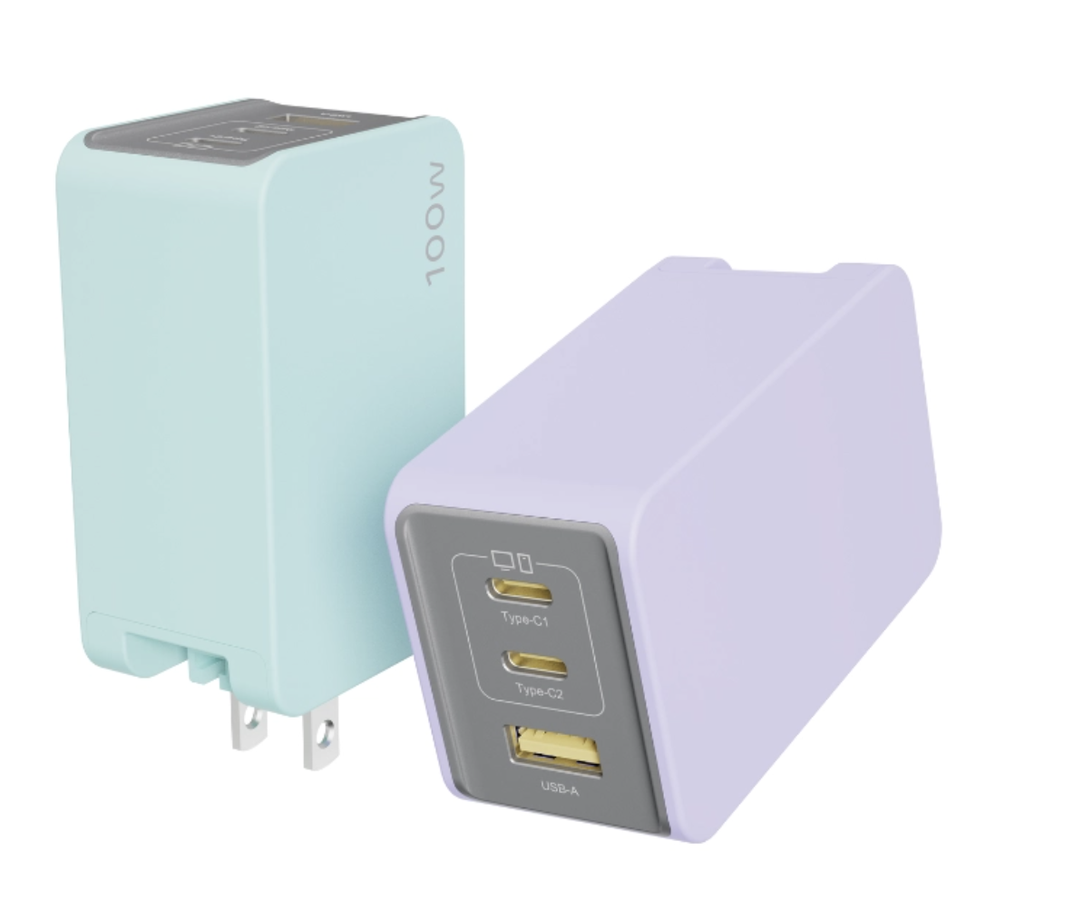 UE Electronic 100W American Standard GaN Fast Charger Block UE Electronic 100W American Standard GaN Fast Charger Block