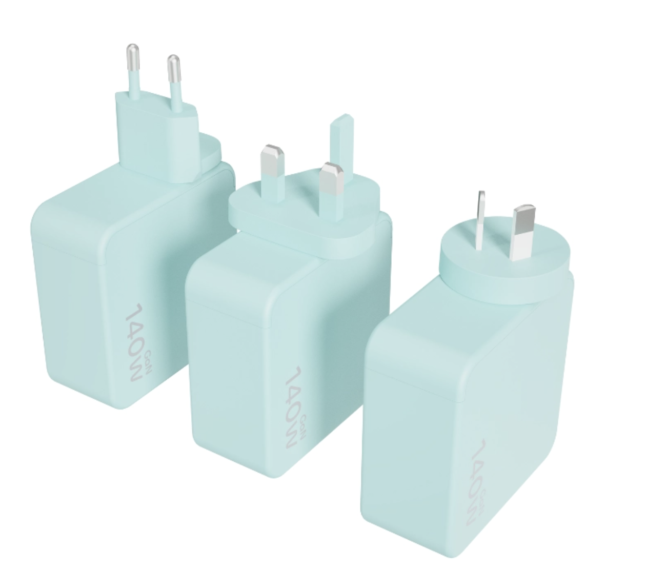 UE Electronic 140W Foldable USB-C Wall Charger Block UE Electronic 140W Foldable USB-C Wall Charger Block