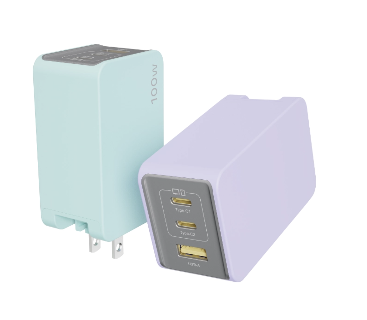 UE Electronic 100W American Standard GaN Fast Charger Block