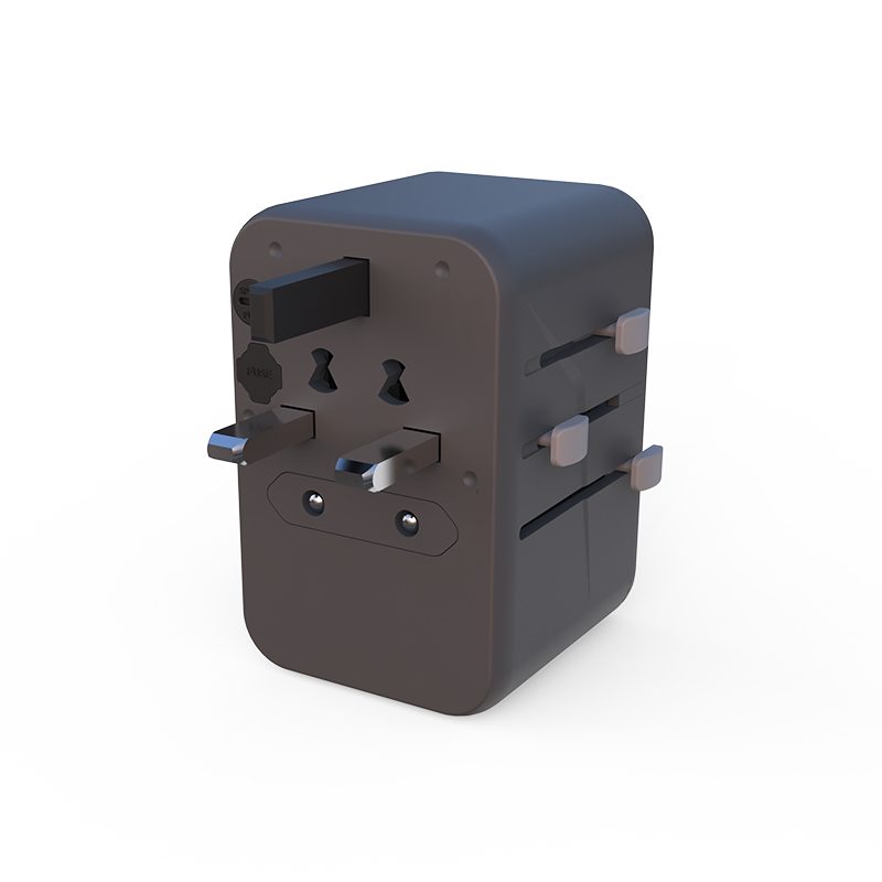 UE Electronic 65W Multiple Plugs Travel Adapter