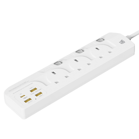 UE Electronic 35W Type G 7 in 1 GaN USB Extension Socket