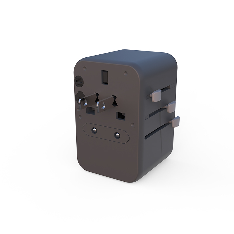 UE Electronic 65W Multiple Plugs Travel Adapter