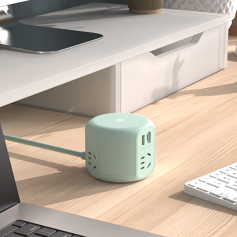 UE Electronic 100W Chinese Standard 7 in 1 USB GaN Smart Power Strip