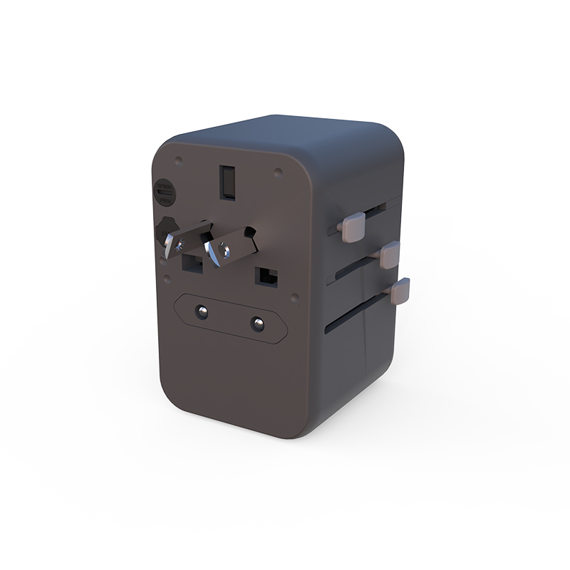 UE Electronic 65W Multiple Plugs Travel Adapter