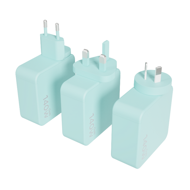 UE Electronic 140W Foldable USB-C Wall Charger Block