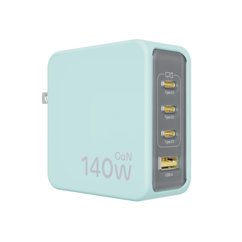 UE Electronic 140W Foldable USB-C Wall Charger Block