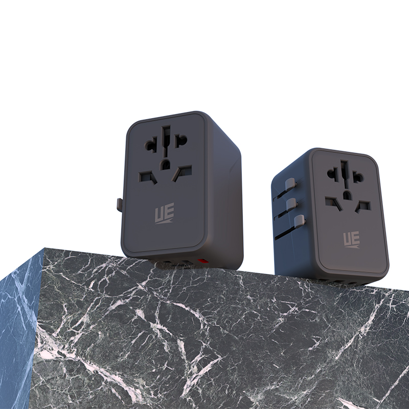 UE Electronic 65W Multiple Plugs Travel Adapter