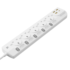 UE Electronic 35W Type G 9 in 1 GaN USB Extension Socket