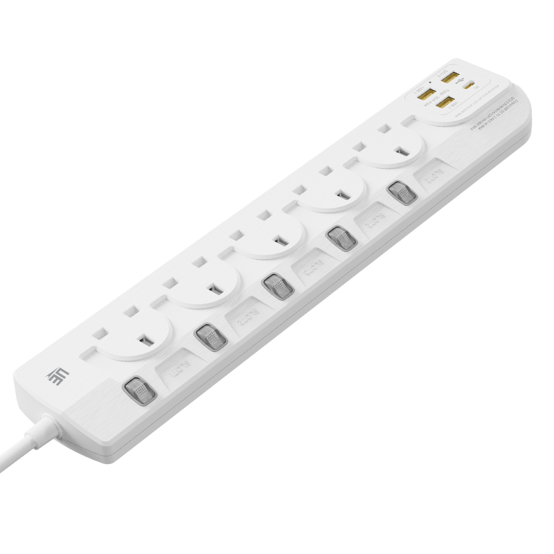 UE Electronic 35W Type G 9 in 1 GaN USB Extension Socket