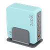 UE Electronic 240W 4 USB-C 1 USB-A Desktop Charging Station