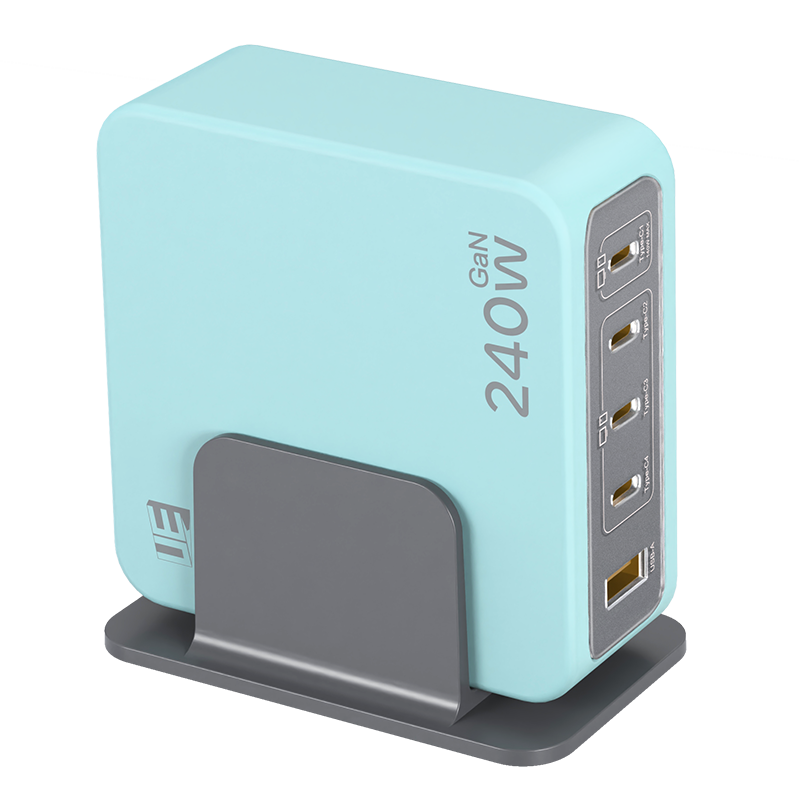 UE Electronic 240W 4 USB-C 1 USB-A Desktop Charging Station