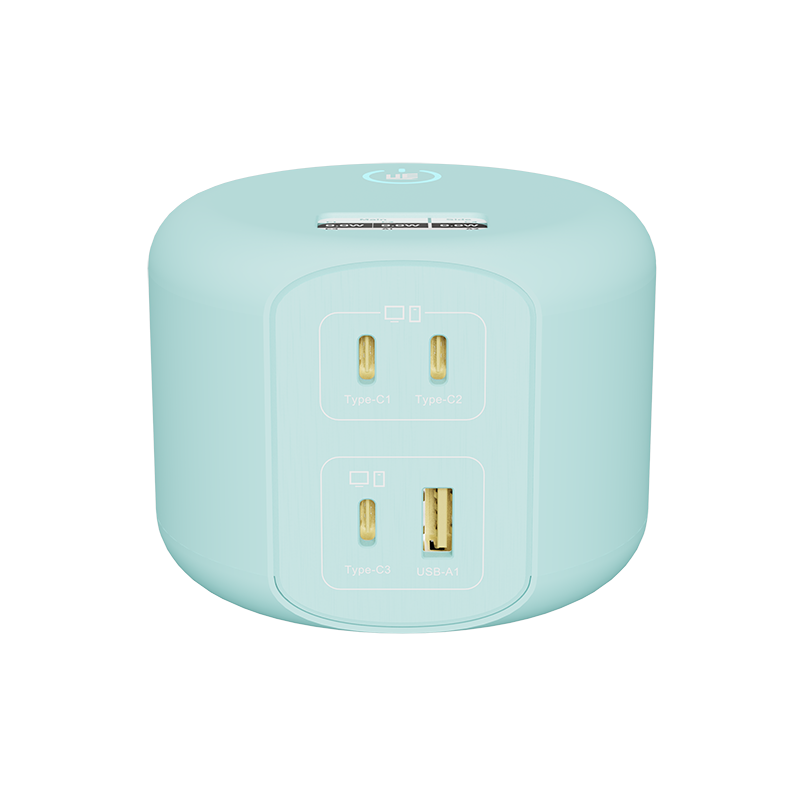 UE Electronic 100W Type B 8 in 1 USB GaN Smart Power Strip