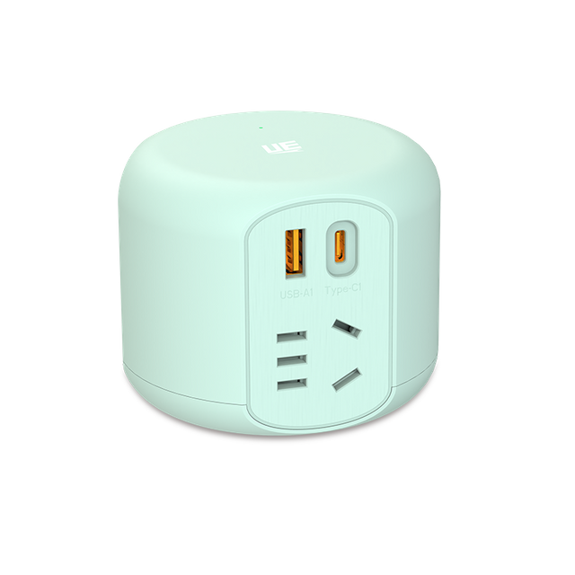 UE Electronic 68W Type I 7 in 1 USB GaN Smart Power Strip