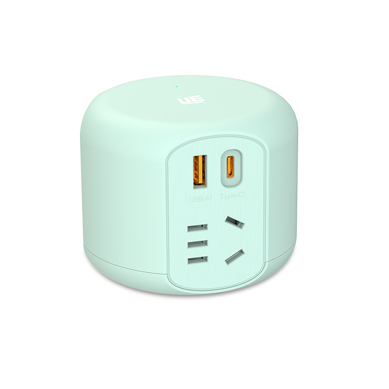 UE Electronic 68W Type I 7 in 1 USB GaN Smart Power Strip