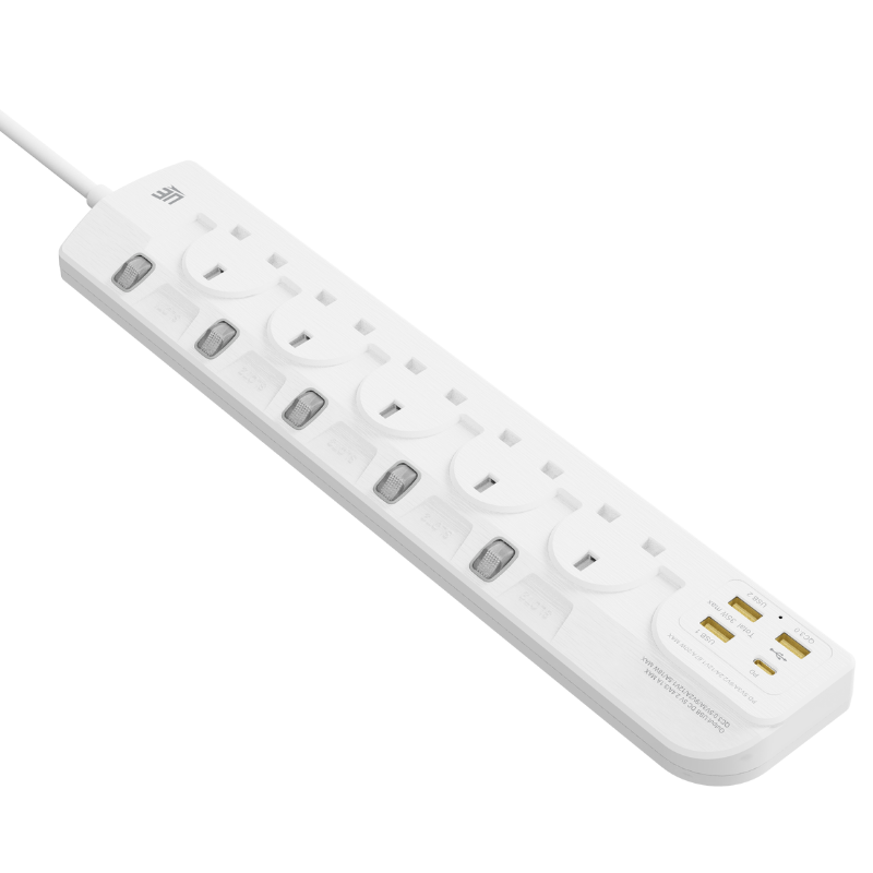UE Electronic 35W Type G 9 in 1 GaN USB Extension Socket