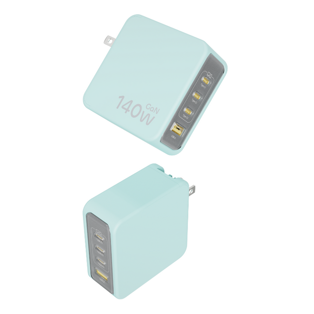 UE Electronic 140W Foldable USB-C Wall Charger Block