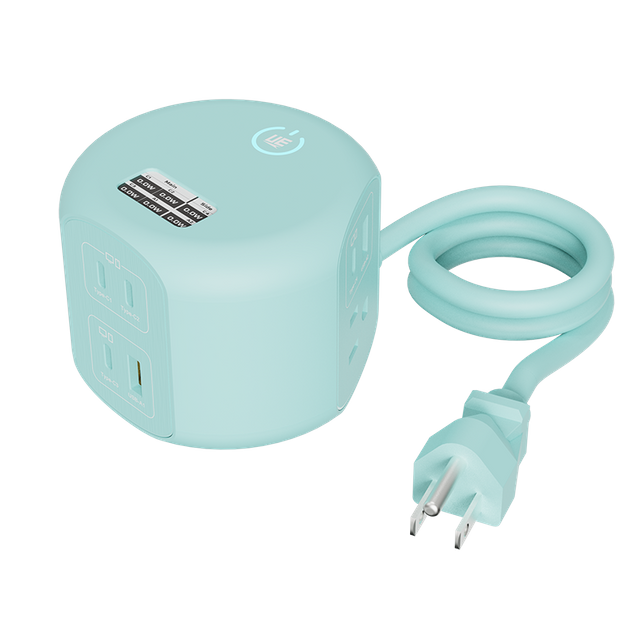 UE Electronic 100W Type B 8 in 1 USB GaN Smart Power Strip