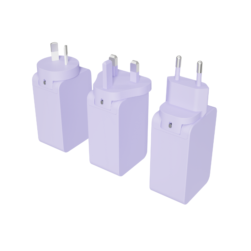 (Type A)UE Electronic 100W GaN Fast Charger With Interchangeable Plugs