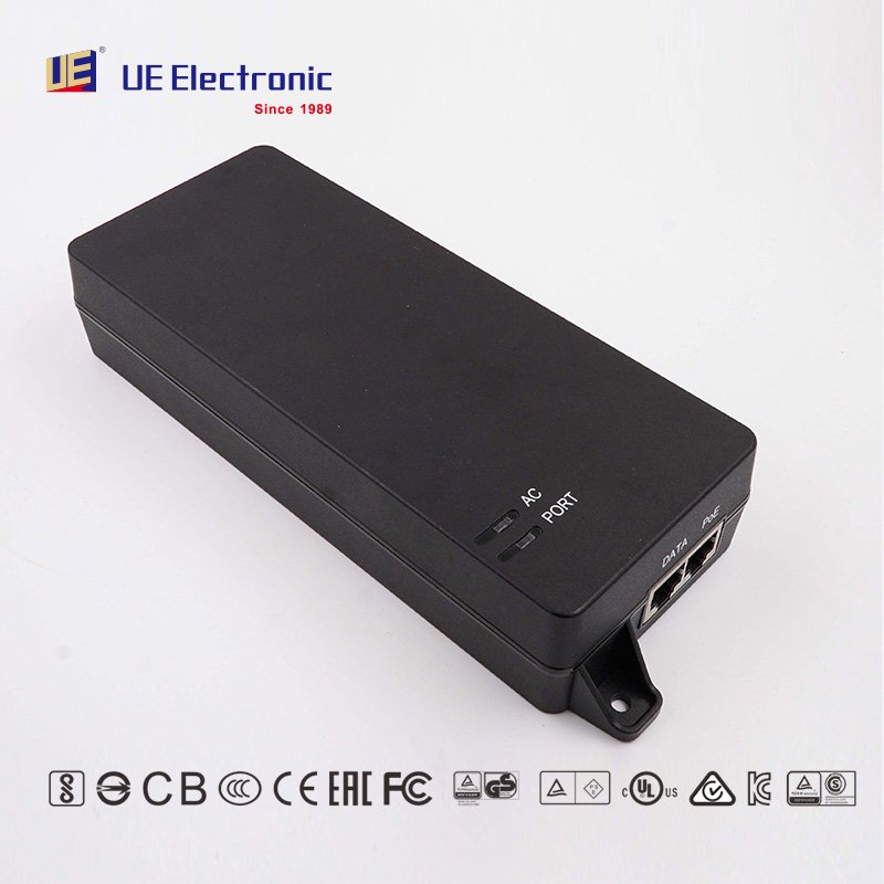 90W PoE Injector Adapter IEEE802.3BT Active Injector for PTZ ,LED Controller,Surveillance Camera